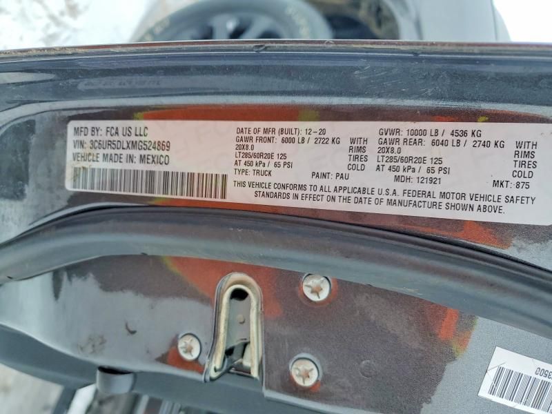 2021 Dodge Ram 2500 big Horn