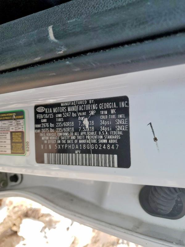2016 KIA Sorento ex