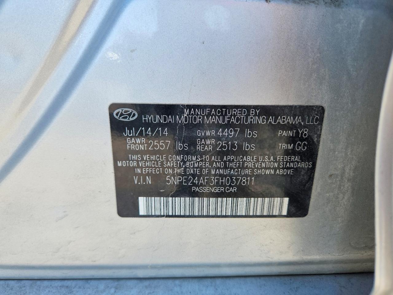 2015 Hyundai Sonata se