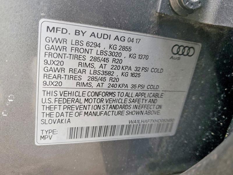 2017 Audi Q7 Premium Plus
