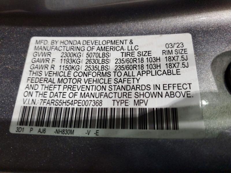2023 Honda Cr-v Sport