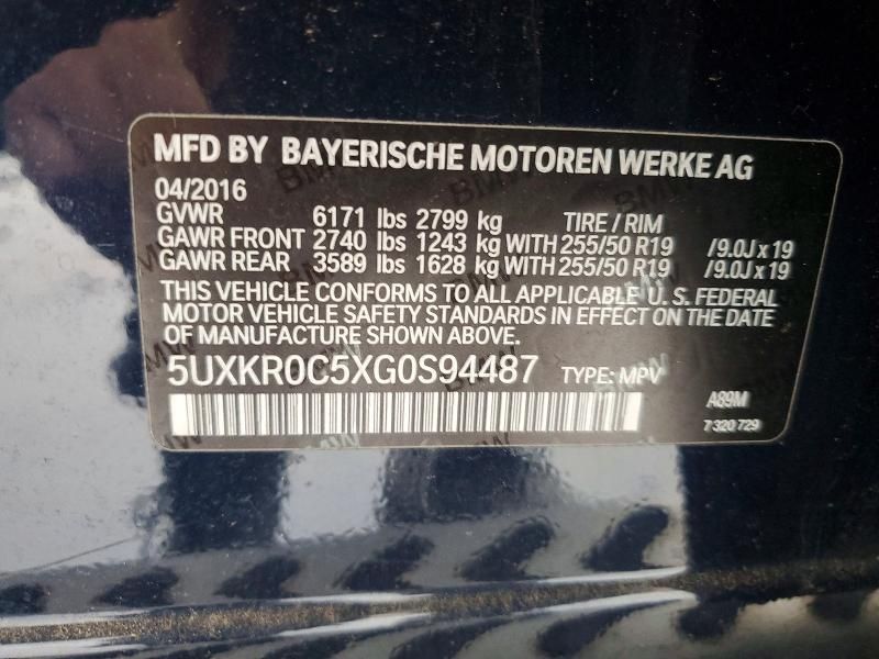 2016 BMW X5 Xdrive35i