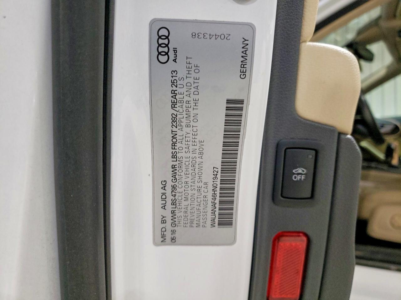 2017 Audi A4 Premium