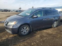 2015 Honda Odyssey exl en venta en Woodhaven, MI