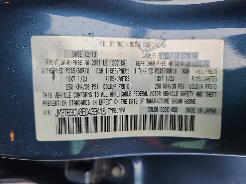 2014 Mazda Cx-9 Touring