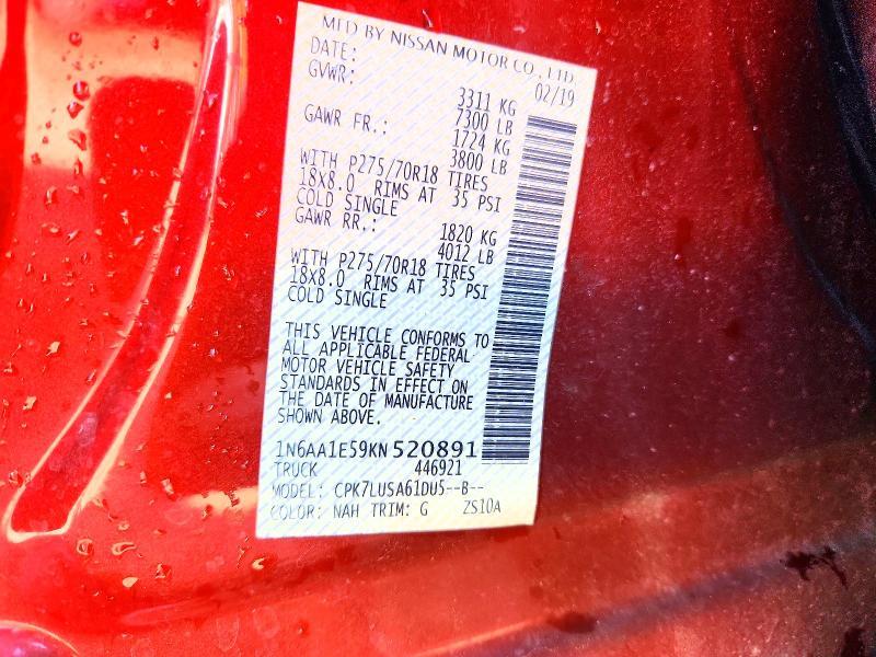 2019 Nissan Titan PRO-4X