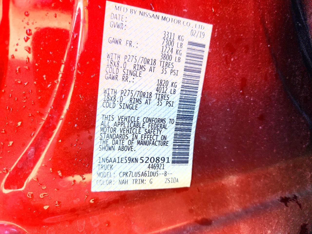 2019 Nissan Titan PRO-4X