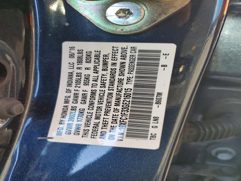 2016 Honda Civic ex