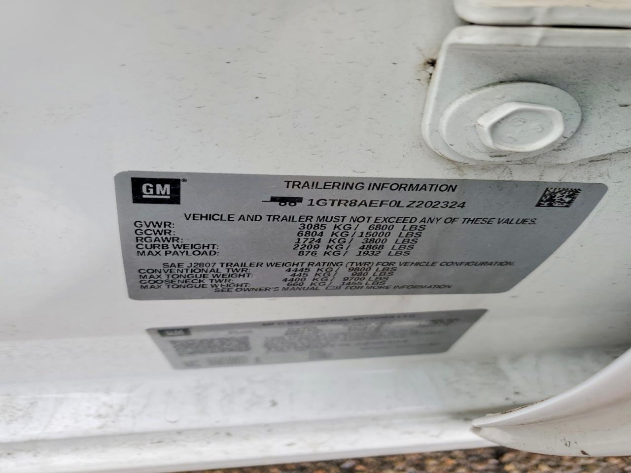 2020 GMC Sierra C1500