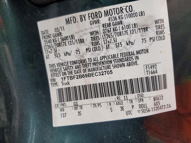 2011 Ford F250 Super Duty Flatbed Truck