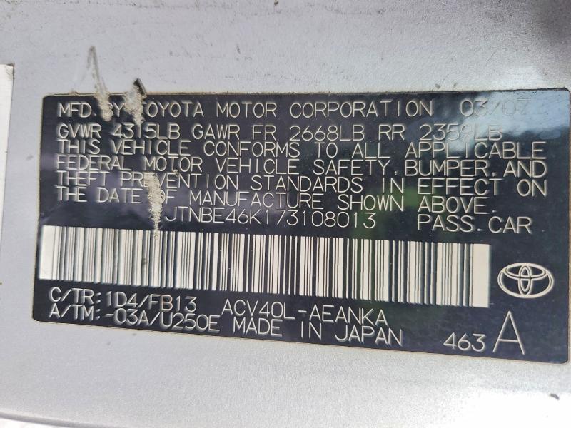 2007 Toyota Camry ce