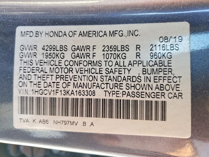 2019 Honda Accord lx