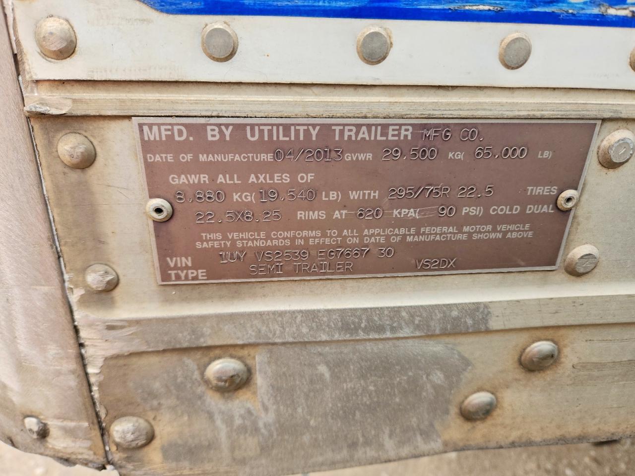 2014 Utility 2014 Util DRY Van 53