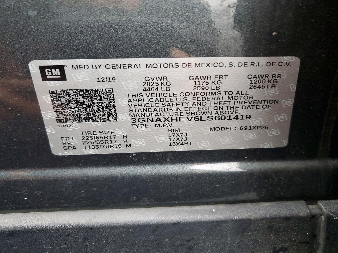 2020 Chevrolet Equinox ls