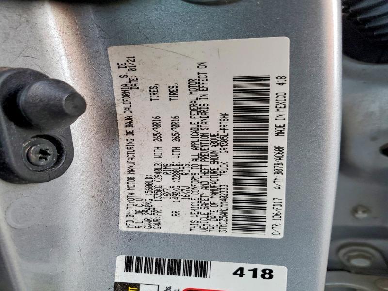 2021 Toyota Tacoma Double cab