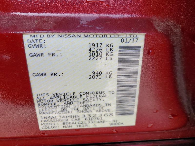 2017 Nissan Altima 2.5