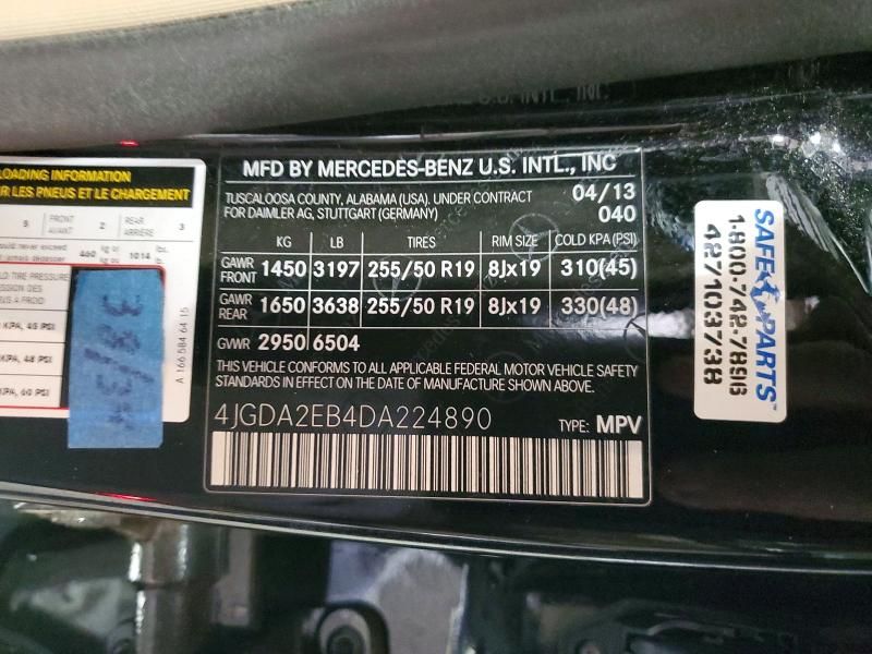 2013 Mercedes-Benz Ml 350 Bluetec