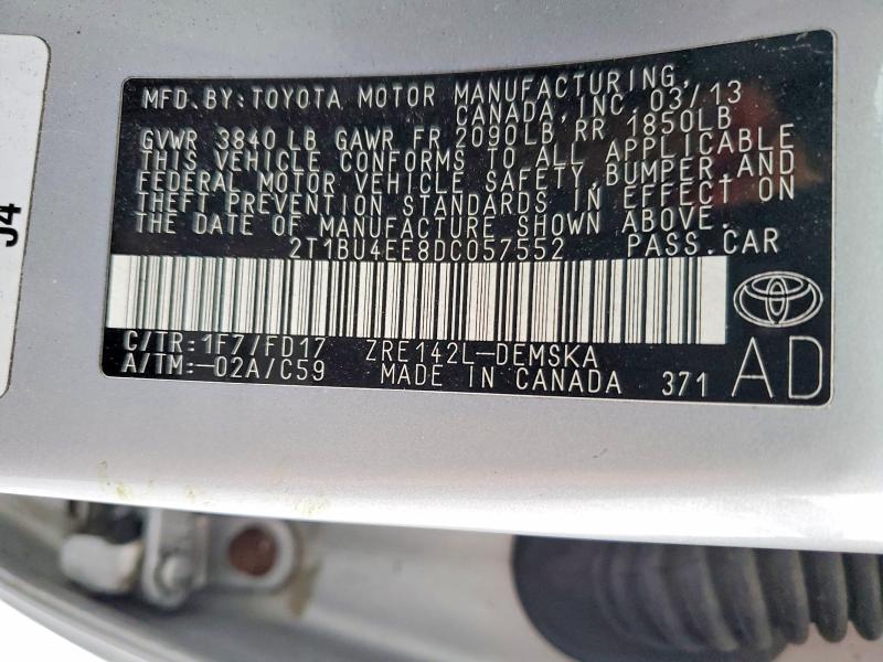 2013 Toyota Corolla Base