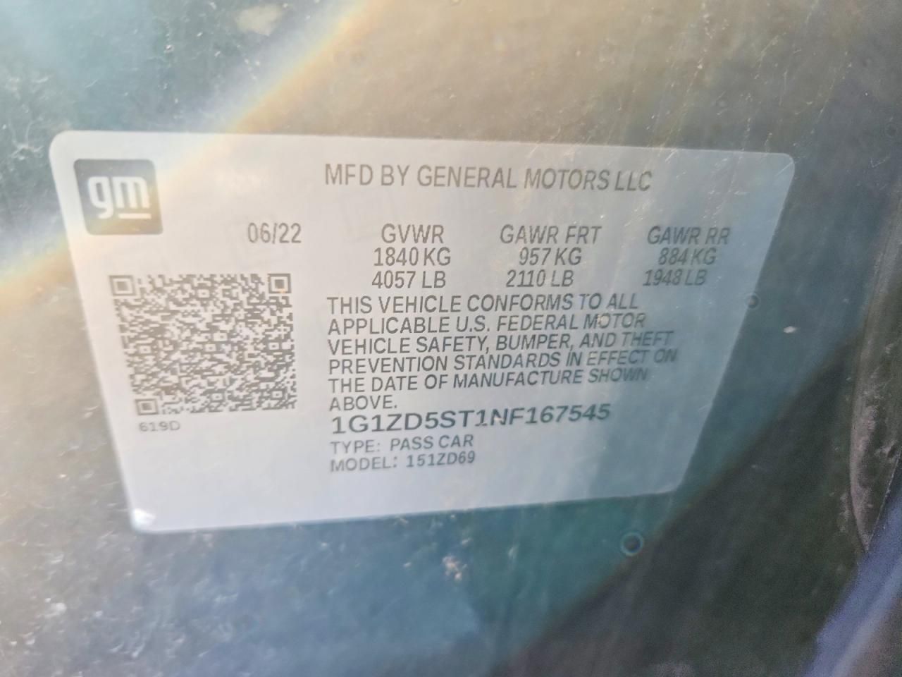 2022 Chevrolet Malibu lt