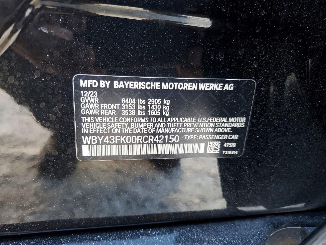 2024 BMW I5 M60