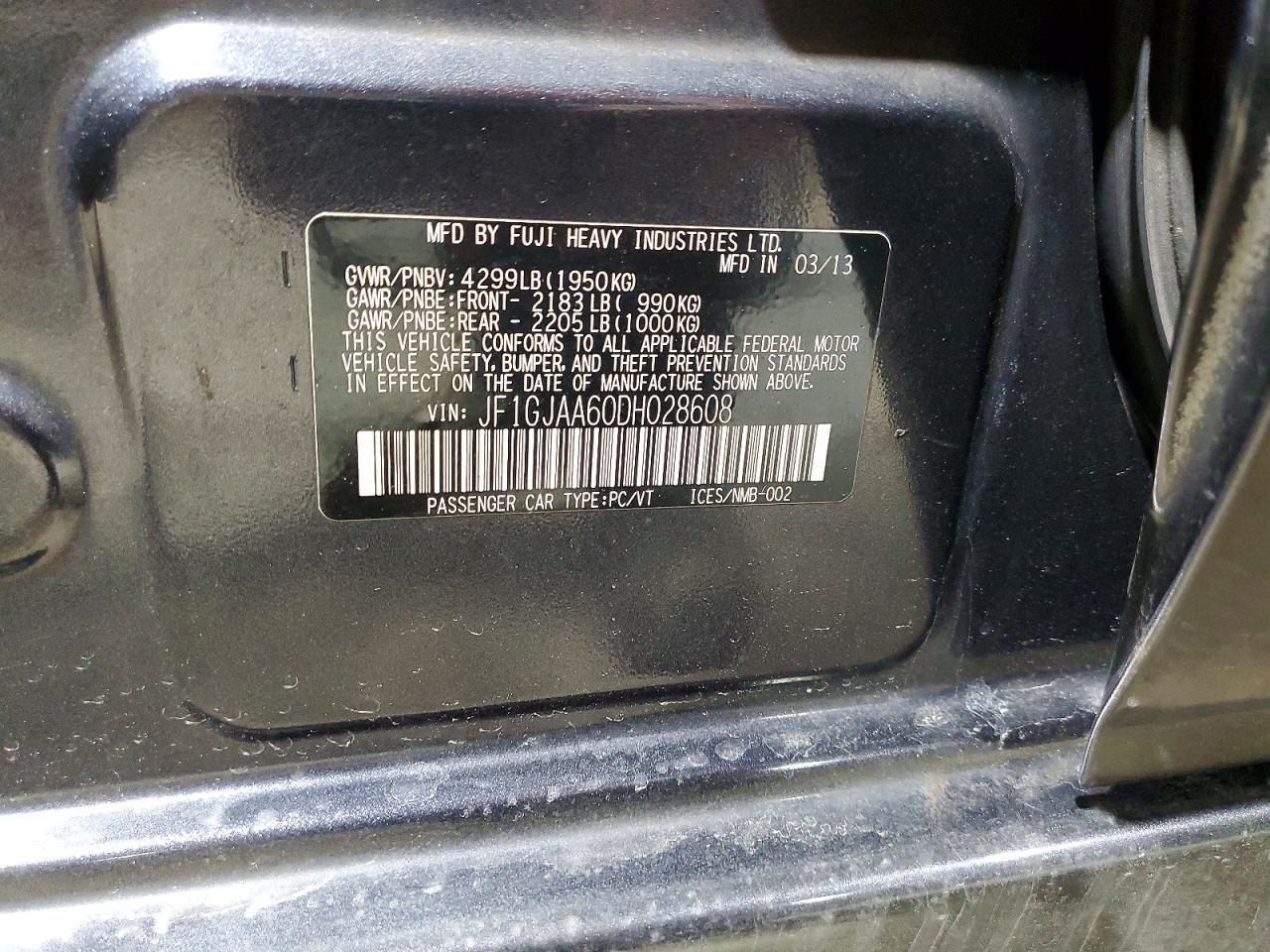 2013 Subaru Impreza