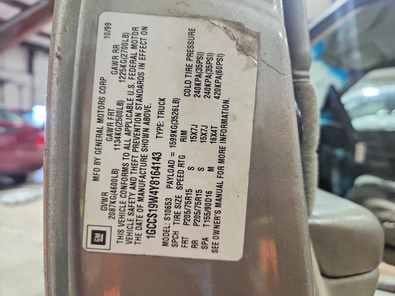 2000 Chev S10