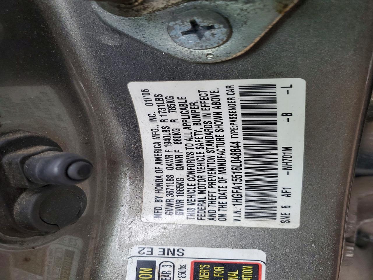 2006 Honda Civic lx