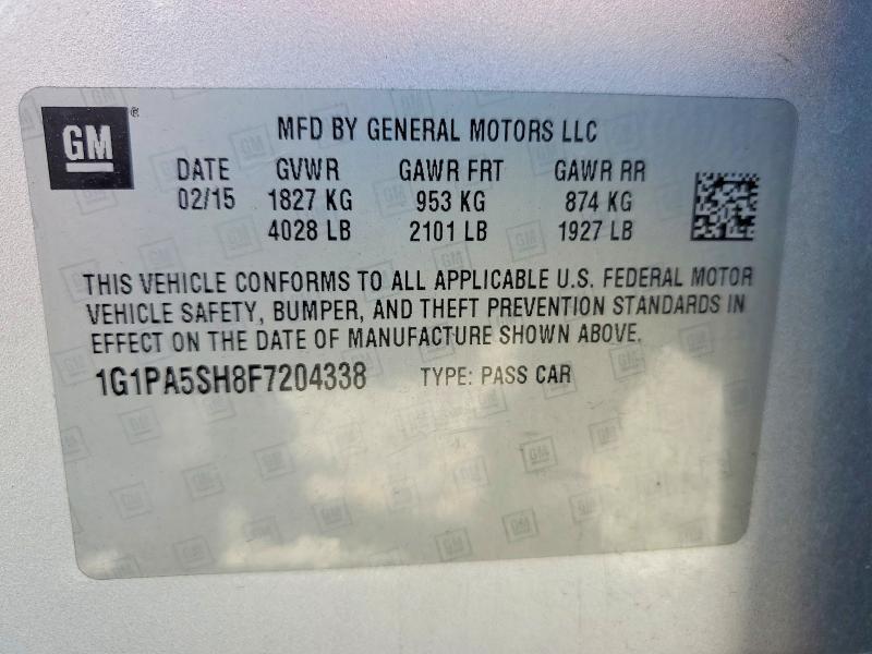 2015 Chevrolet Cruze ls