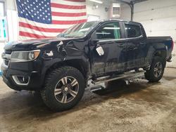 Chevrolet salvage cars for sale: 2017 Chevrolet Colorado lt