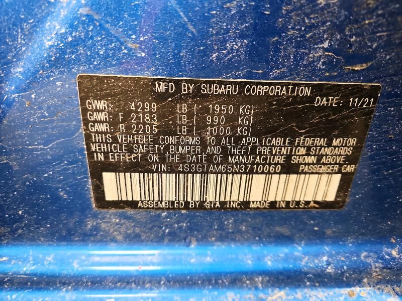 2022 Subaru Impreza Sport