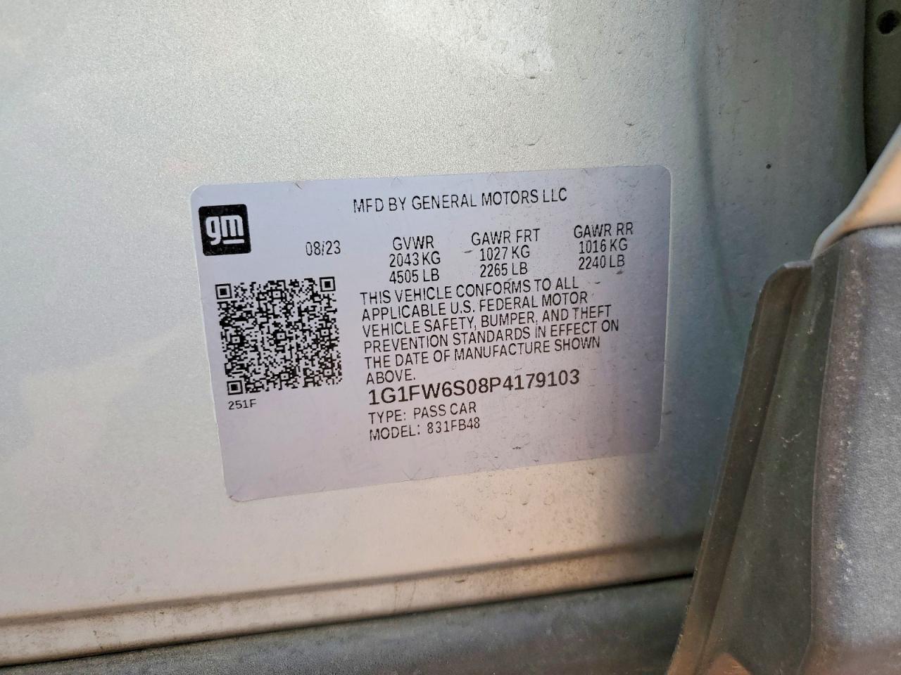2023 Chevrolet Bolt ev 1LT