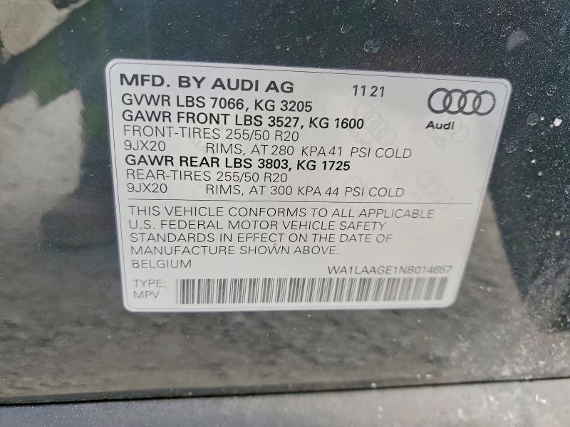 2022 Audi E-tron Premium Plus