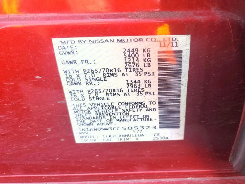 2012 Nissan Xterra off Road