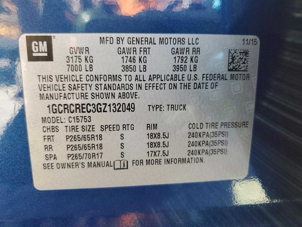 2016 Chevrolet Silverado C1500 LT