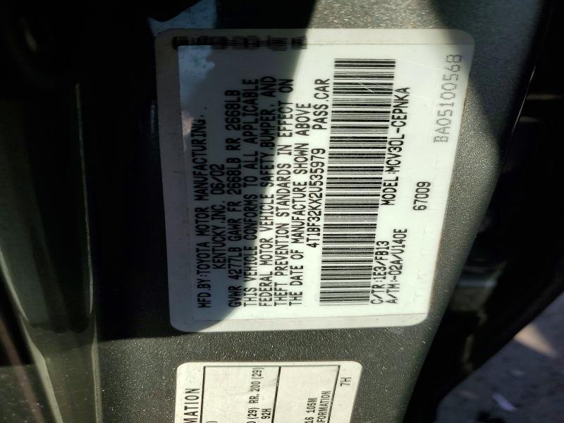 2002 Toyota Camry le V6