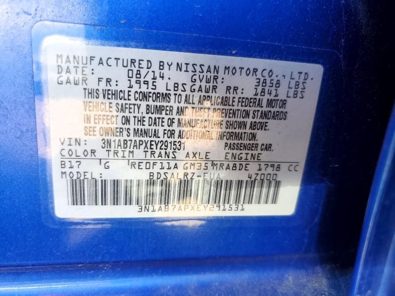 2014 Nissan Sentra s