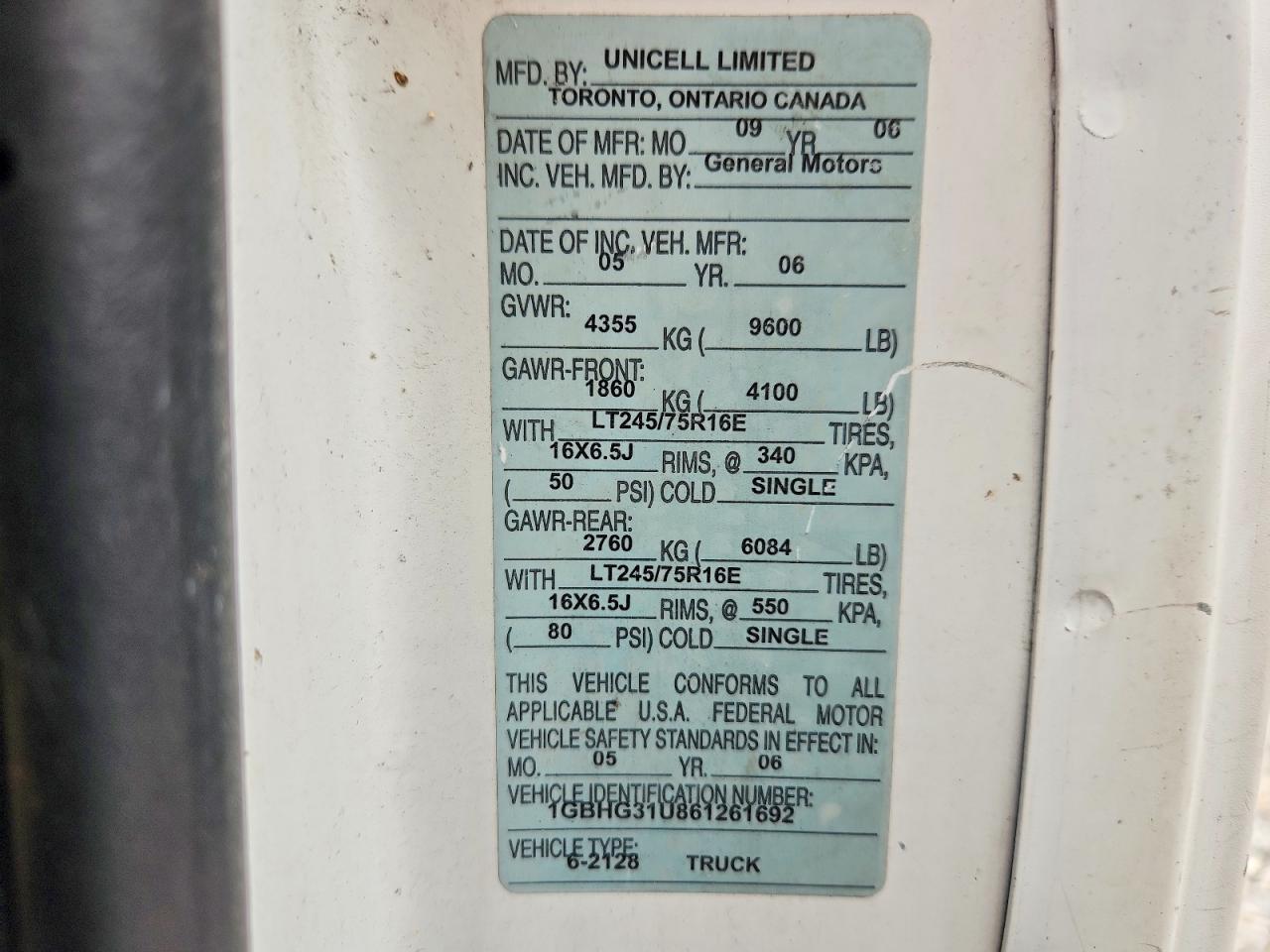 2006 Chevrolet Express Delivery Van