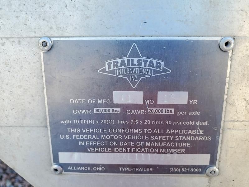 2020 Trailstar End Dump Trailer