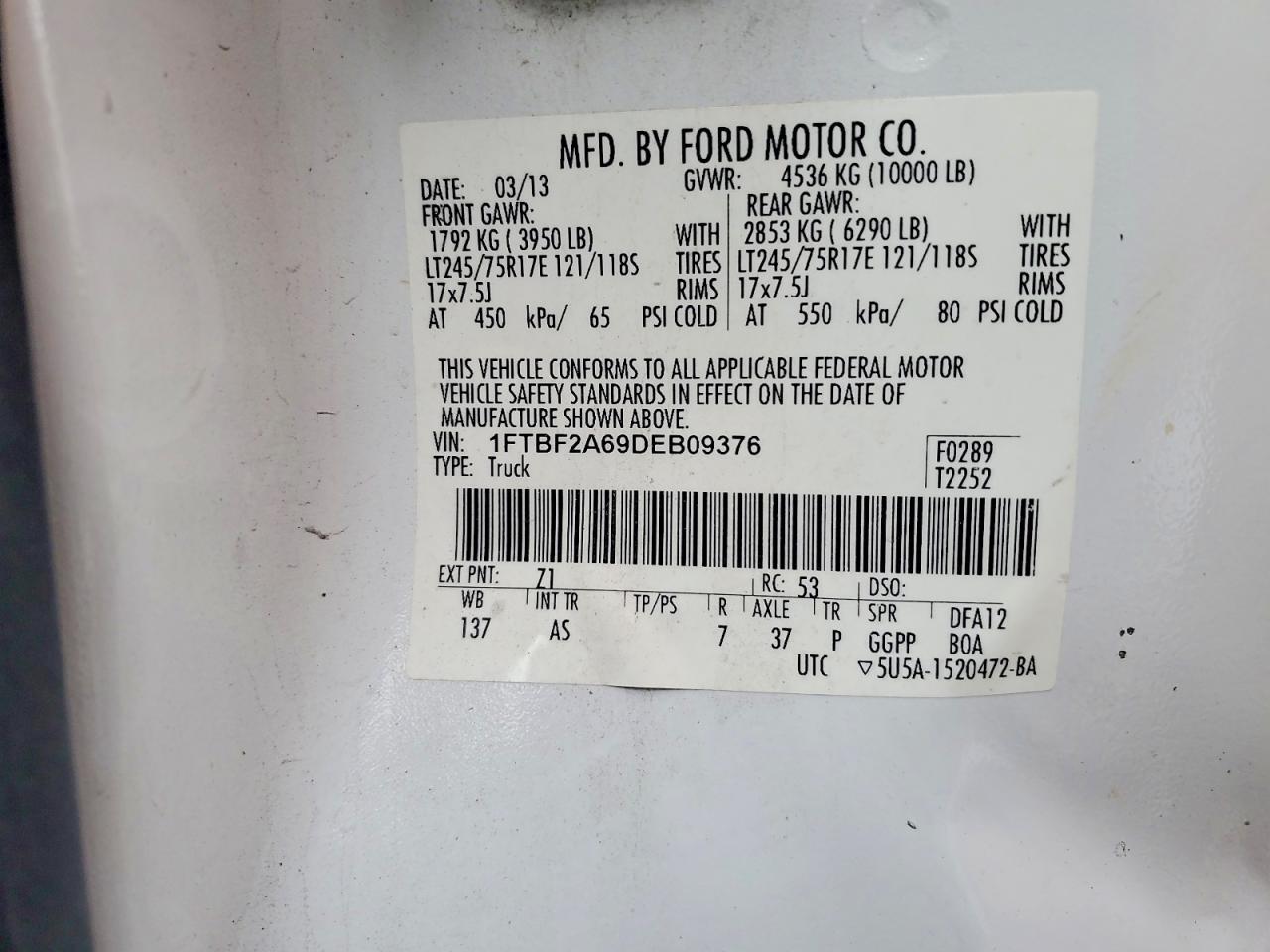 2013 Ford F250 Super Duty