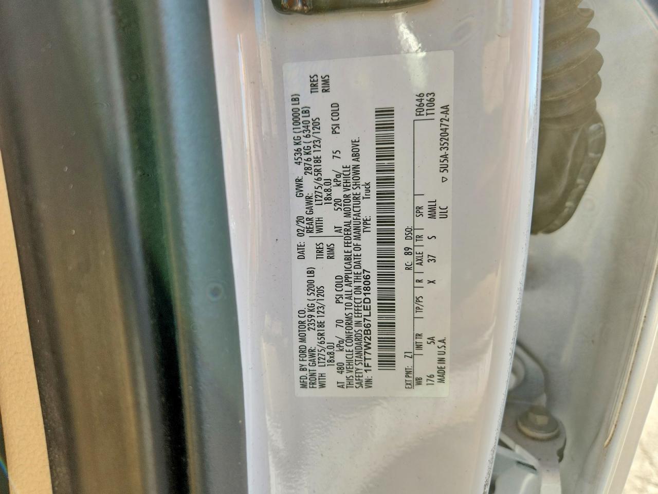 2020 Ford F250 Super Duty