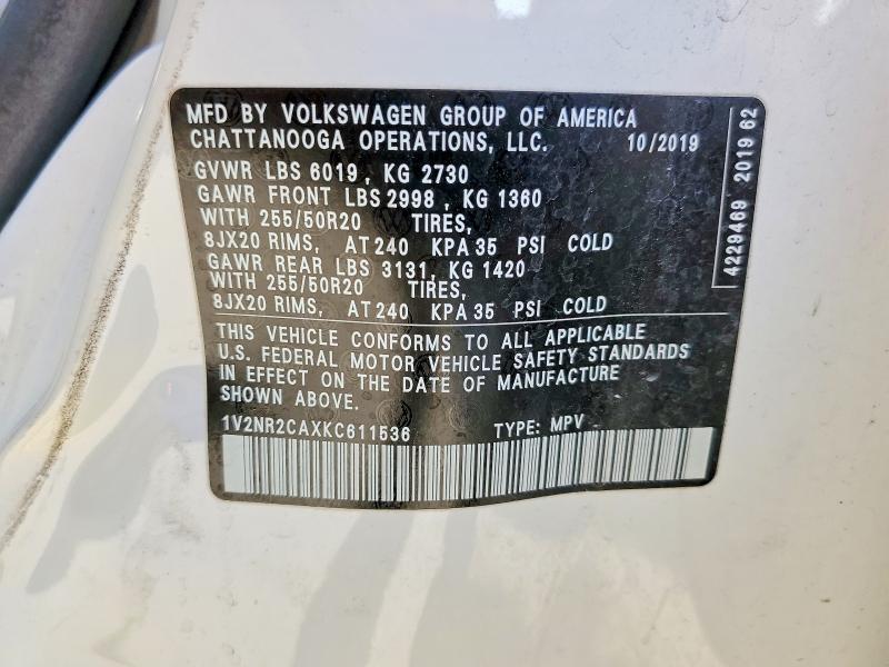 2019 Volkswagen Atlas sel Premium
