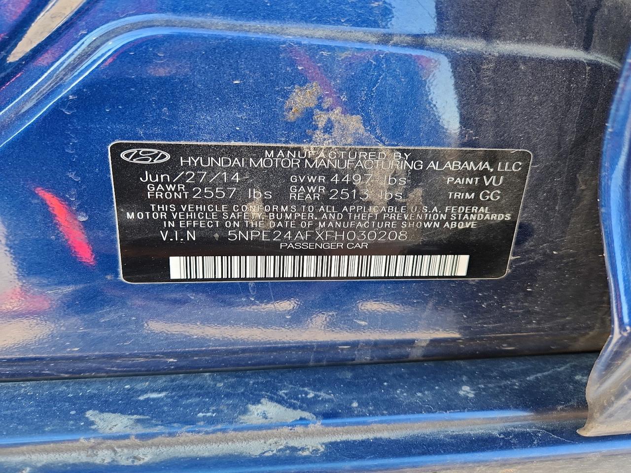 2015 Hyundai Sonata se