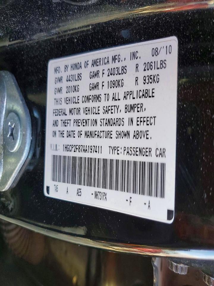2010 Honda Accord exl
