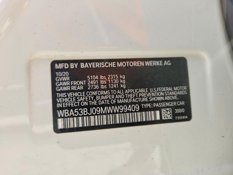 2021 BMW 540 i