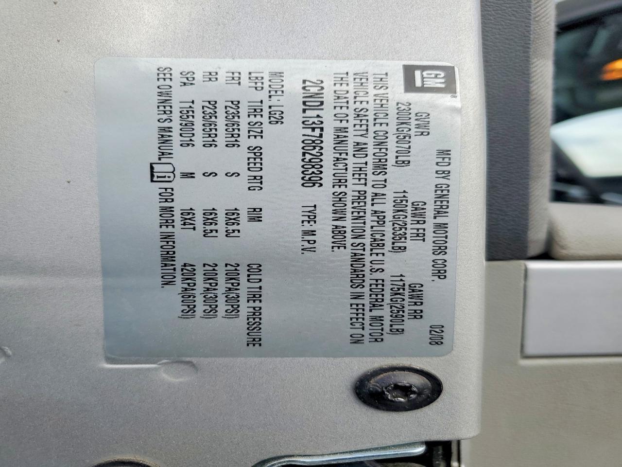 2008 Chevrolet Equinox ls
