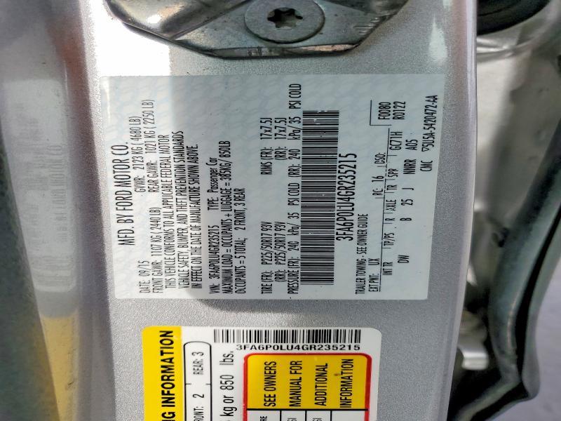 2016 Ford Fusion se Hybrid