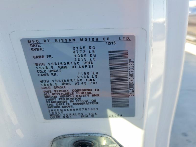 2017 Nissan Nv200 2.5s
