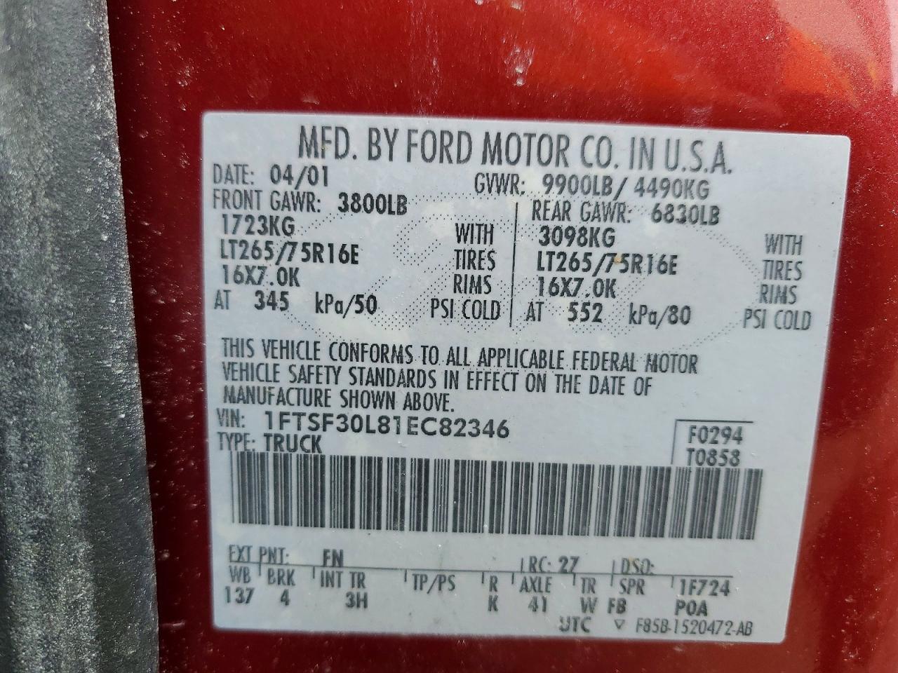 2001 Ford F350 SRW Super Duty