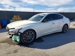 Infiniti Vehiculos salvage en venta: 2019 Infiniti Q50 red Sport 400