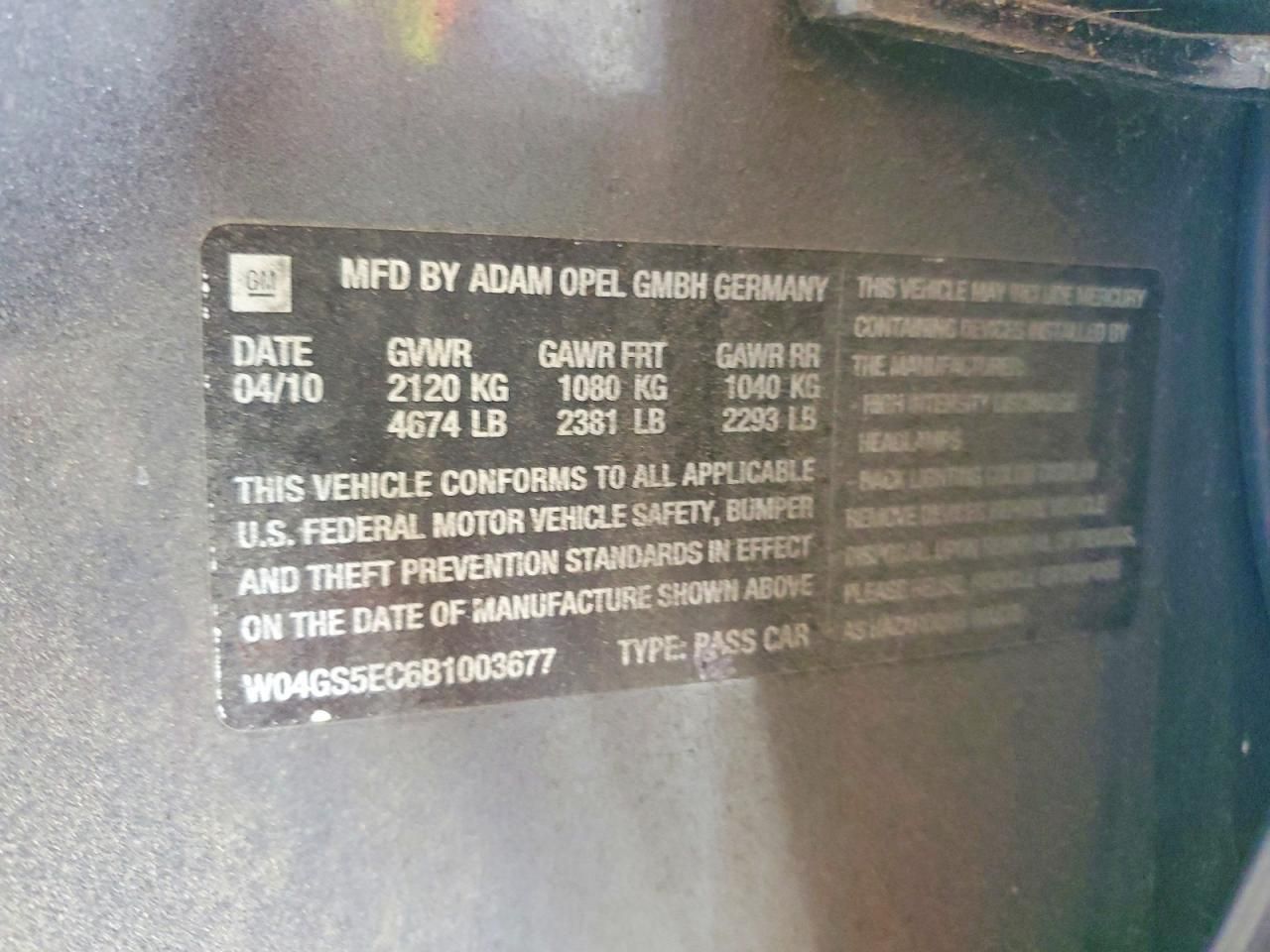 2011 Buick Regal cxl